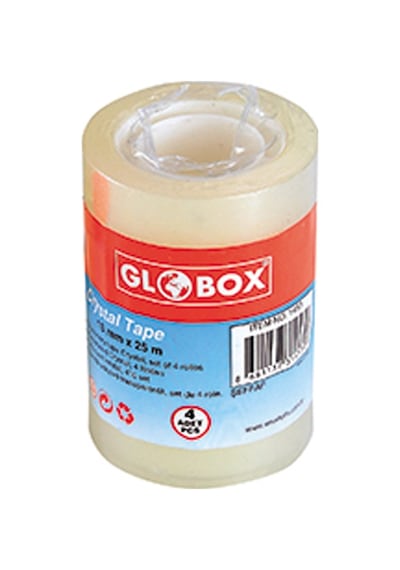 Globox Şeffaf Bant 19X25 4 Lü