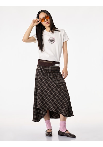 Koton Slim Fit Kısa Kollu Bisiklet Yaka Pamuklu Payetli Tişört Ekru 6sal10730ık