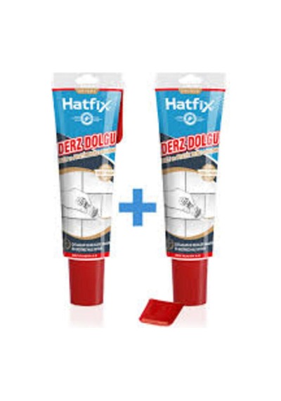Hatfix 400ml Gaga Uçlu Beyaz Derz Dolgu 2 Adet Seramik Derzi Seramik Derz Dolguı