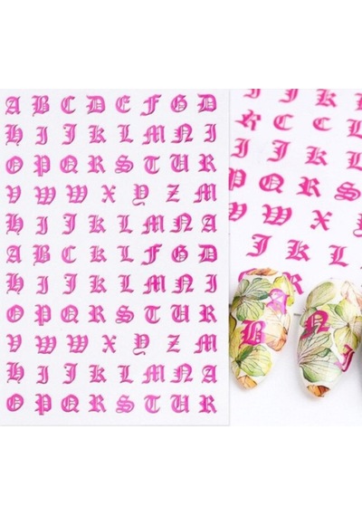 Pop Beauty Nail Art Tırnak Süsleme Sticker, Tırnak Dövmesi, Tırnak Tattoo Popstıcker8