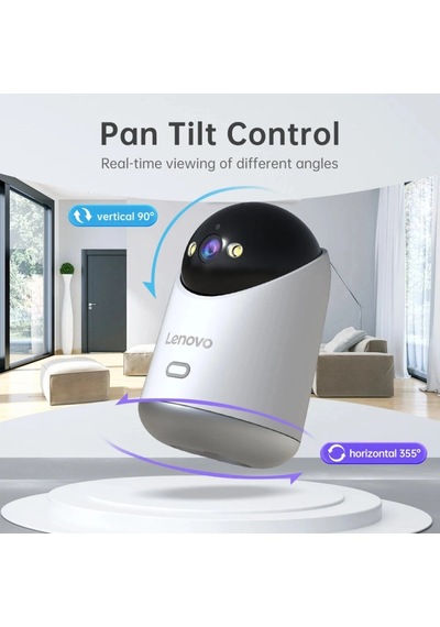 Lenovo C35 3mp Hd Wifi Kamera - Otomatik Takip Özellikli Akıllı İç Mekan Bebek Kamerası Diğer