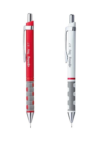 Rotring Tikky Versatil Kalem 0.7 MM Kırmızı - Beyaz