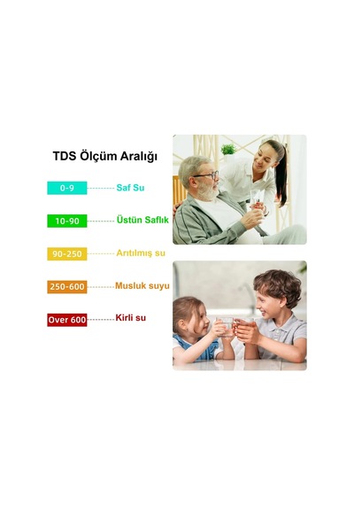 Ortimax C-600 8in1 Su Kalite Test Cihazı 8 Fonksiyonlu