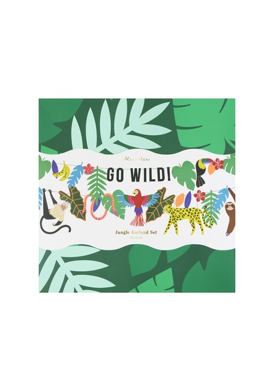 Meri Meri - Jungle Jamboree Garland Set - Jungle Jamboree Asılan Süs Seti Tüm Yaşlar