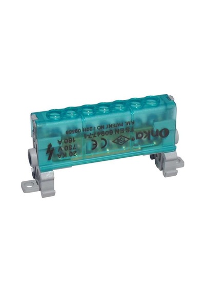 Onka 7x12mm² 2/5 Tek Kutuplu Kapaklı Dağıtıcı Ünite Onka-2071