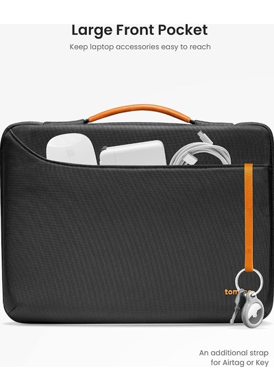 360 Çanta Kılıfı İçin 13 İnç Macbook Air 2024-2018 M3/a3113 M2/a2681 M1/a2337, 13 İnç Macbook Pro M2/a2686 M1/a2338 2022-2016, Su İtici Evrak Çantası Kılıfı Diğer