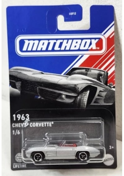 Matchbox Amerikan Cabrio Serisi - 1963 Chevy Corvette 1/6
