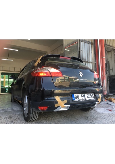 RENAULT MEGANE 3 SPOYLER Fiber Boyasız