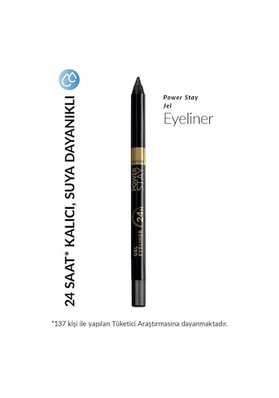 Power Stay Jel Eyeliner Black