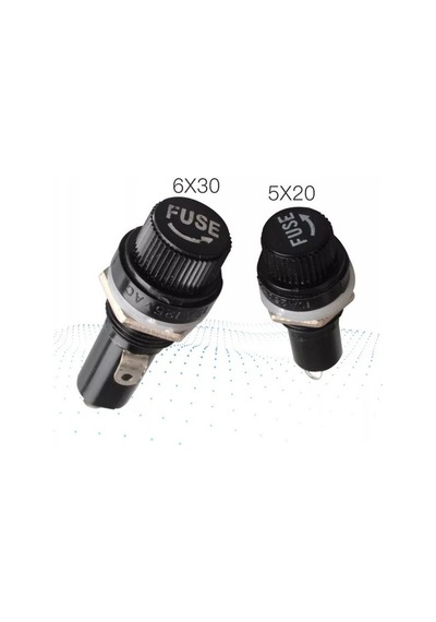 Ic-235 Ic-236 5X20 6X30 Küçük Büyük Cam Siğorta Yuvası 25 Adet-5X20 Küçük