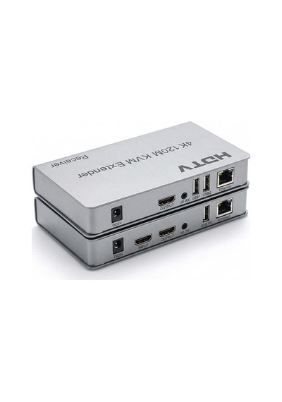 Enkado Ekd-he120kvm 4k 120 Metre Hdmı Usb Kvm Extender
