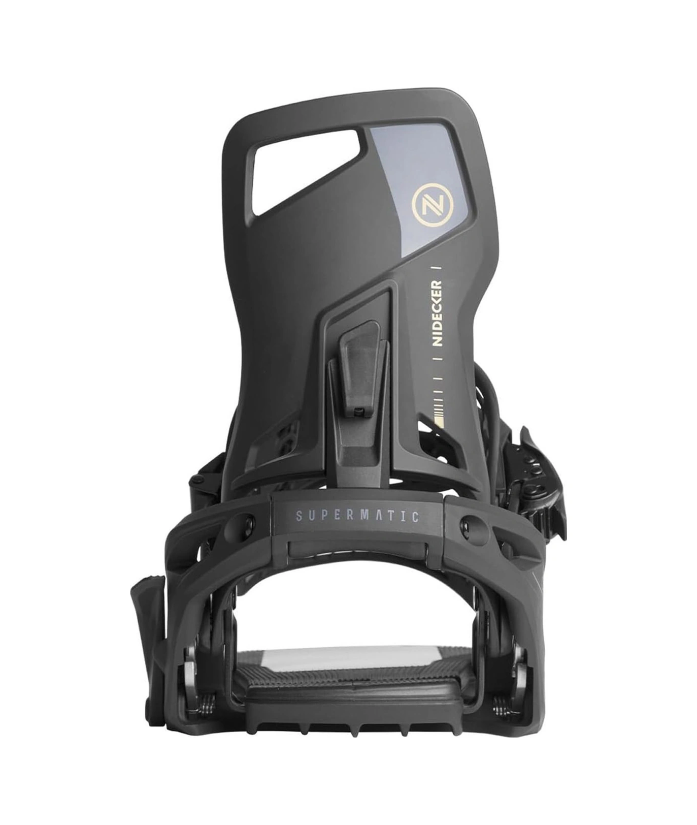 Nidecker Ni Decker Supermatic Unisex Siyah Snowboard Bağlaması 10011 Siyah