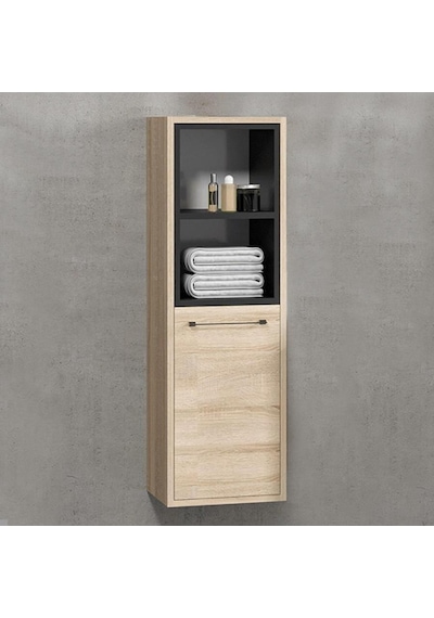 Denko Latte 35 Cm Mdf Sonoma Banyo Boy Dolabı Çok Renkli Denko Latte 35 Cm Mdf Sonoma Banyo Boy Dolabı Çok Renkli