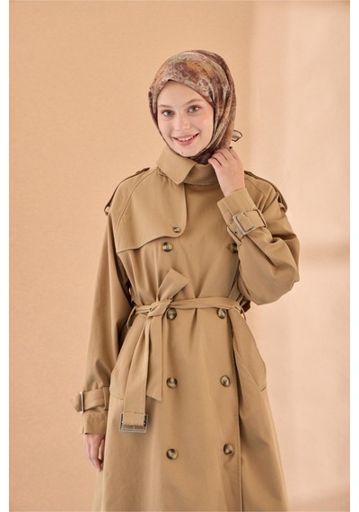 Silk Home Soft Eşarp 73095-02 Kahverengi, Sisli Yeşil, Sütlü Kahve, Nescafe