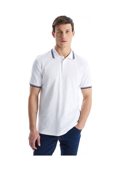 Lcwaıkıkı Basic Beyaz Polo Yaka Pike Erkek Tişört Lcwaıkıkı Basic Beyaz Polo Yaka Pike Erkek Tişört
