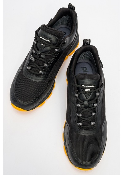 Hammer Jack Pierre Cardin Erkek Kalın Taban Bağcıklı Comfort Sneaker Pc 023 Promaxa Siyah