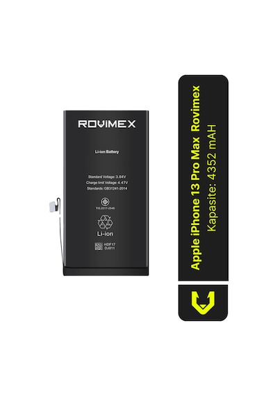 Apple Apple iPhone  Uyumlu   Uyumlu  13 Pro Max Batarya Pil - 4352 Mah