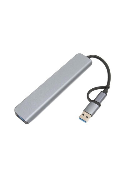 7-in-1 Type-c Usb 3.0 Hub Çokaltıcı, Macbook Ve Pc Uyumlu Yüksek Hızlı Dönüştürücü Adaptör