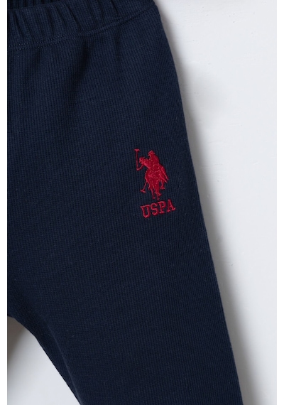 U.S. Polo Assn. Erkek Bebek Beyaz Hırkalı Takım Usb3186-c-v1 Usb3186-c-v1
