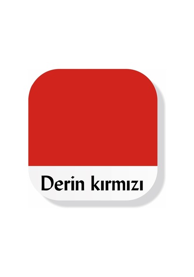 Multi-surface Hibrit Akrilik Boya, 120ml, Su Bazlı, Ahşap Cam Seramik Metal Kumaş Plastik İçin Derin Kırmızı