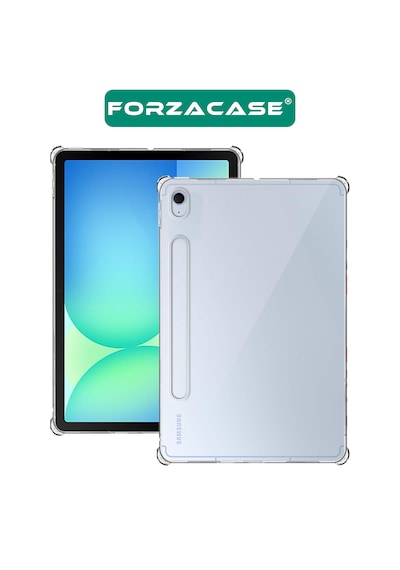 Forzacase Samsung Galaxy Tab S10 Fe Plus 13.1 İnch İle Uyumlu Anti Shock Silikon Kılıf Şeffaf - Fc014 Arka Kapak