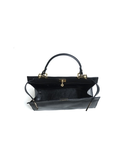 Postacı Çantası Kadın Laıne M Piumelli Milano Bag D28 Black Siyah