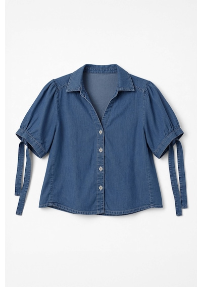 Blue White Kadın Mavi Tencel Kumaş İnce Rahat İkili Takım