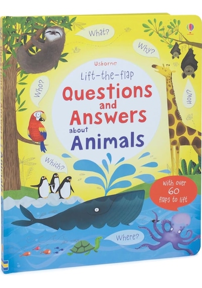 Penguin Books Lift-the-flap Questions and Answers About Animals Board Book Katie Daynes