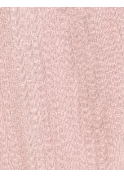 Koton Modal Kumaş U Yaka Kolsuz Şortlu Pijama Takımı Pembe 5slk40069mk Gül
