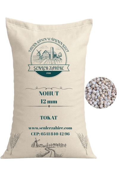 Nohut 1 Kg 12 Mm Büyük Taneli, Kaliteli Ve Hızlı Pişen