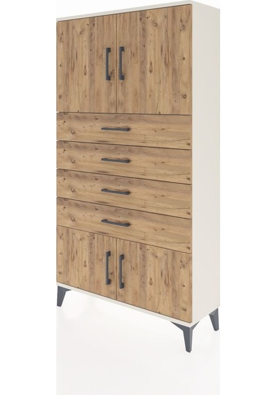 Arges Dolap 2 Raflı 4 Çekmeceli 4 Kapaklı 88x30x163 Aytaşı-çam Aytaşı Arges Dolap 2 Raflı 4 Çekmeceli 4 Kapaklı 88x30x163 Aytaşı-çam Aytaşı