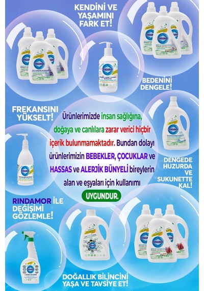 %100 Doğal Bitkisel Elde Bulaşık Deterjanı 4 X 1000 Ml