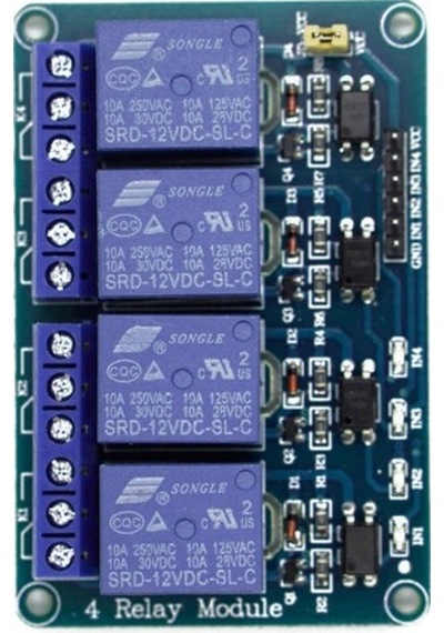 4 Kanal 12v Röle Modülü