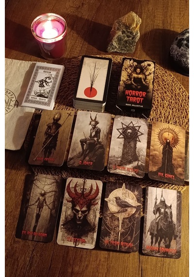 Horror Tarot Destesi 78 Kart - Arındırma Kesesi Hediyeli