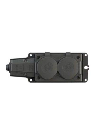 Ne - Ad 1 x 16 A Monofaze Kauçuk Grup Priz 2'li