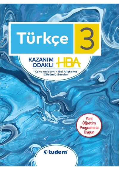 3. Sınıf Türkçe Kazanım Odaklı Hba Tudem Yayınları