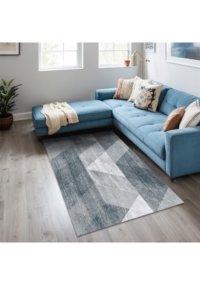 Nedla Kadife Kaymaz Pamuk Tabanlı Yıkanabilir Antibakteriyel Salon Halısı 200x300 Genel