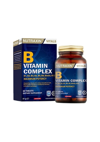 Nutraxin B Vitamin Complex 60 Tablet  5 Adet