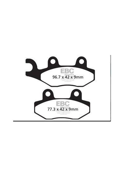 Ebc Fren Balatası Sfa228 2007-2012 Peugeot Satelis 250 Ön Nissi