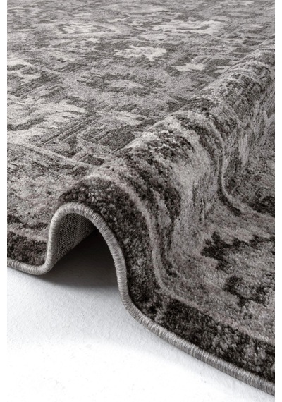 Hoom Rugs Etro 2704 Gri Vintage Desenli Salon Halısı
