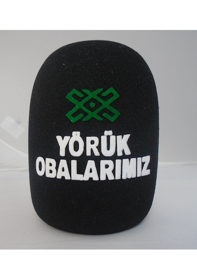 Mikrofon Süngerine Profesyonel Logo Baskısı