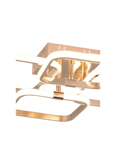 Pl 01 4 Model Gold 3 Renkli Salon Ve Oturma Odası İçin İdeal Alüminyum Avize, 65x10 Gold