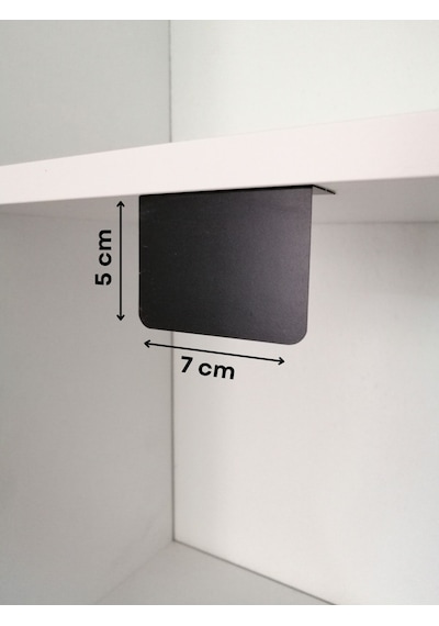 10 Adet Karatahta Siyah Ürün Etiket 5x7 Cm Yapışkanlı Raf Etiketi