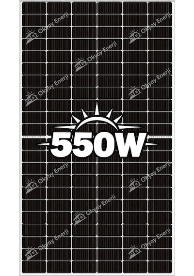 Okyay Enerji 550 Watt Monokristal Güneş Paneli A+