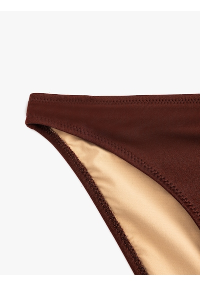 Koton Standart Bel Bikini Altı Kahverengi 6sak00041mm Kahve