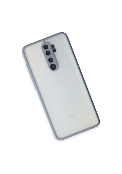 Xiaomi Redmi Note 8 Pro Kılıf Montreal Silikon Kapak Gri
