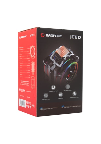 Rampage Iced 120 Cpu Air Cooler 120MM FAN