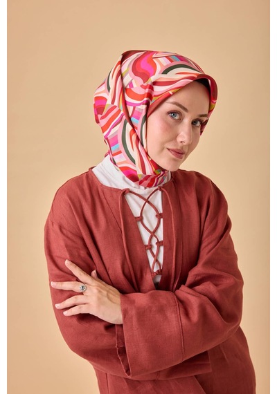 Silk Home Twill İpek Eşarp 11471-03 Yeşil, Kırmızı, Bordo, Mavi, Beyaz