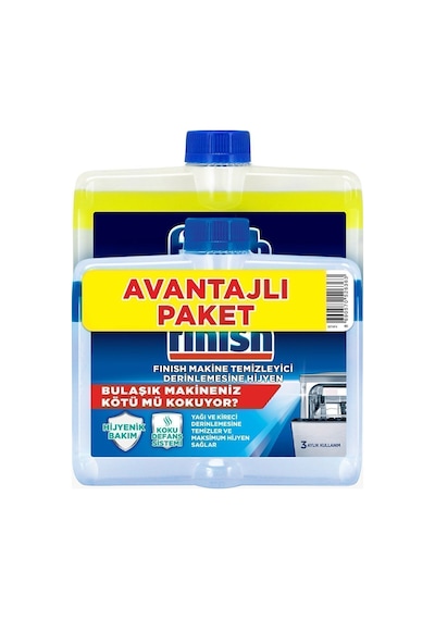 Finish Bulaşık Makinesi Temizleyici Sıvı Normal 250 ML+ Limon 250 ml