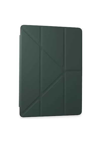 Newface Samsung Galaxy Tab A9 Plus Kılıf Kalemlikli Mars Tablet Kılıfı - Koyu Yeşil